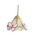 thumbnail image 3 of FITYLE Pendant Lamp Stained Glass Lamp Aesthetic Art Craft Indoor Decoration Vintage for Hallway Dining Room Farmhouse Bedroom Decor Frosted, 3 of 9