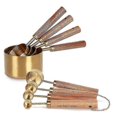 thumbnail image 1 of 8 Piece Measuring Cups Set And Measuring Spoons, With Fragrant Wood Handles-Complete Set Of Measure, 1 of 5