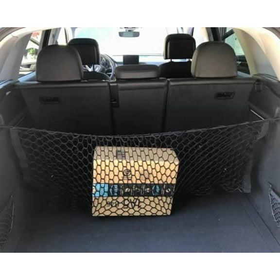 EACCESSORIES EA Trunk Organizer Cargo Net for Ford Bronco Sport 2021-2023 – Envelope Style Cargo Net for SUV – Premium Mesh Car Trunk Organizer Vehicle Carrier Storage – Compatible with Bronco Sport
