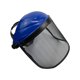 thumbnail image 5 of Tapa de protección facial Sunnimix para registro forestal de jardín visera de malla ajustable Azul, 5 of 8