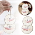 thumbnail image 1 of TIELUTT Interesting Snowman Face Christmas Tree Decorations Snowman Clear Thread for Hanging and Lime Christmas Decorations Winter Fireplace Garland round Stained Glass Window Panel for Chandelier, 1 of 6