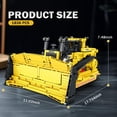 thumbnail image 2 of Bulldozer Building Set,APP Remote Control Loader RC Bulldozer Construction Toy with 2.4GHz Multi-Player Mode 22001,Tractor Sets for Birthday,1836PCS, 2 of 7
