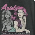 thumbnail image 2 of Women's The Little Mermaid 90s Ariel Poster Racerback Tank Top Black Heather X Large, 2 of 4