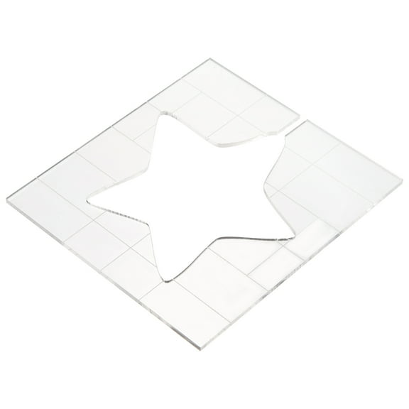 ITSELFER Patchwork Quilting Template DIY Sewing Embroidery Template Quilting Stencil Star Shape Stencil