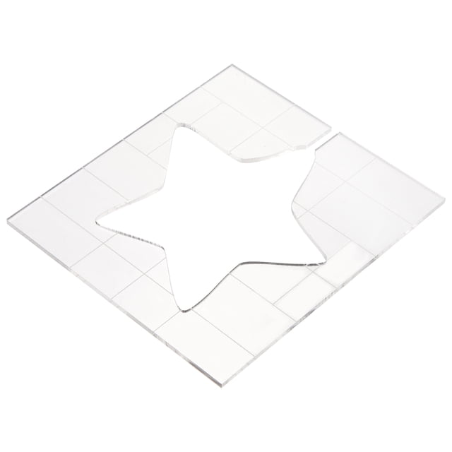Acrylic Quilting Template for DIY Sewing and Embroidery Crafts at Home Transparent Sturdy