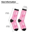 thumbnail image 2 of Rocae Breast Cancer Awareness (3) for Girls Boys Crew Socks,Children's Socks, Kids Socks, Toddler Socks: Daily Wear with Kids School Uniform, 2 of 5