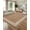 Camel color, variant on 5x7ft Washable Scalloped Rug,Modern Geometric Low Pile Carpet Stain Resistant Non-Slip, Faux Wool Feel Throw Rug for Living Room Bedroom Office Entryway