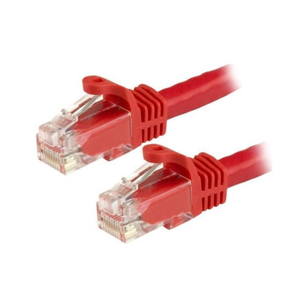 StarTech 5ft CAT6 Ethernet Cable - Red CAT 6 Gigabit Ethernet Wire -250Mhz 100W PoE RJ45 UTP Network Patch Cord Snagless with Strain Relief (N6PATCH5RD)