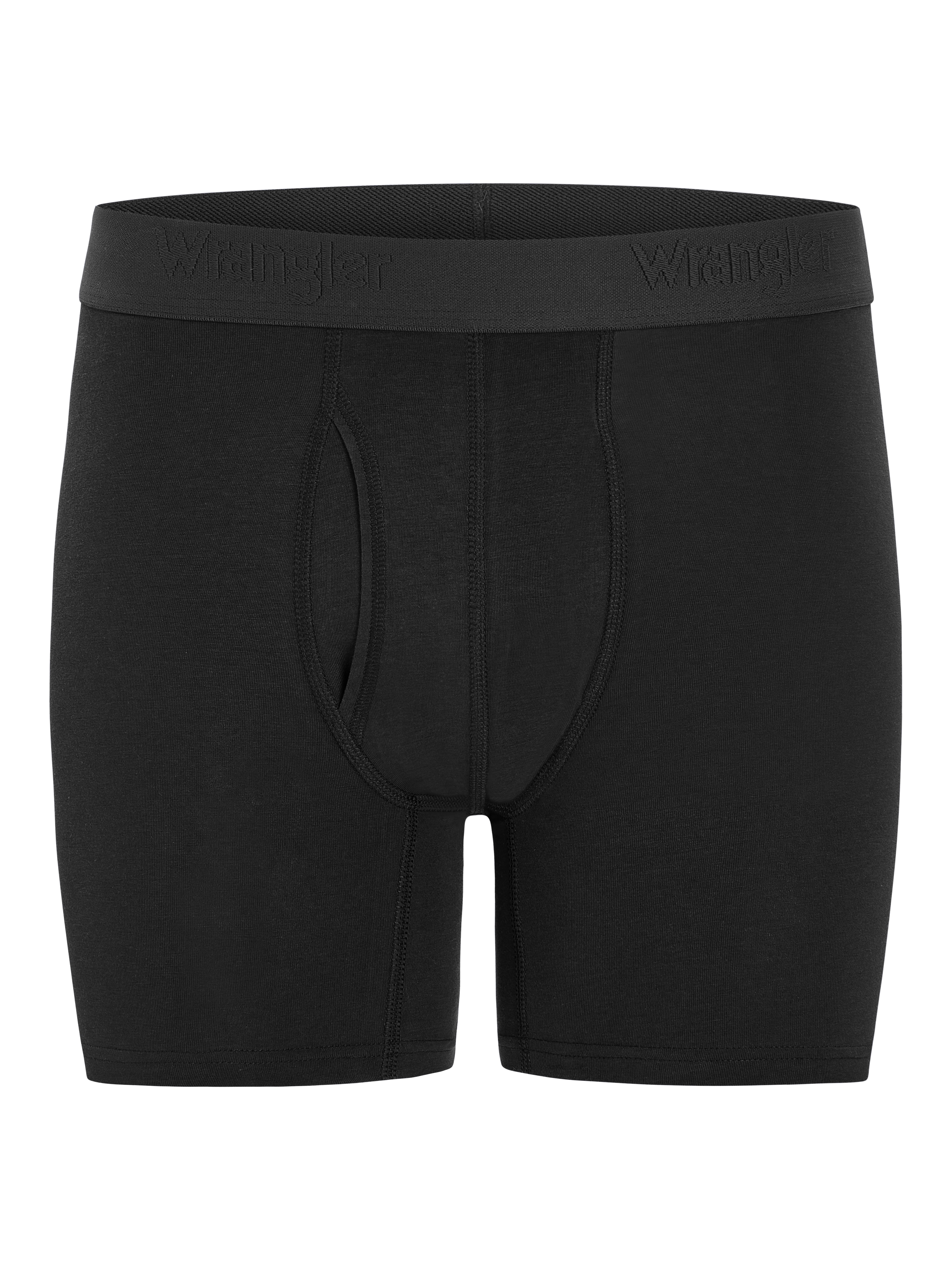 Wrangler Men's Cotton Stretch Boxer Brief Set, Boxer Briefs Underwear for Men, S, 6 Pack