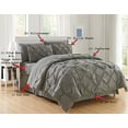 8PIECE BedinaBag Comforter Set Elegant Comfort Silky Soft