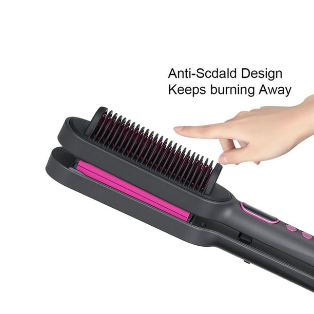 Hair Waver With Adjustable Heat Tool With Adjustable Heat Lcd Display Hair Tool With Hair Iron Hair Dual purpose Hair Curler Hair Comb Hair Iron Hair