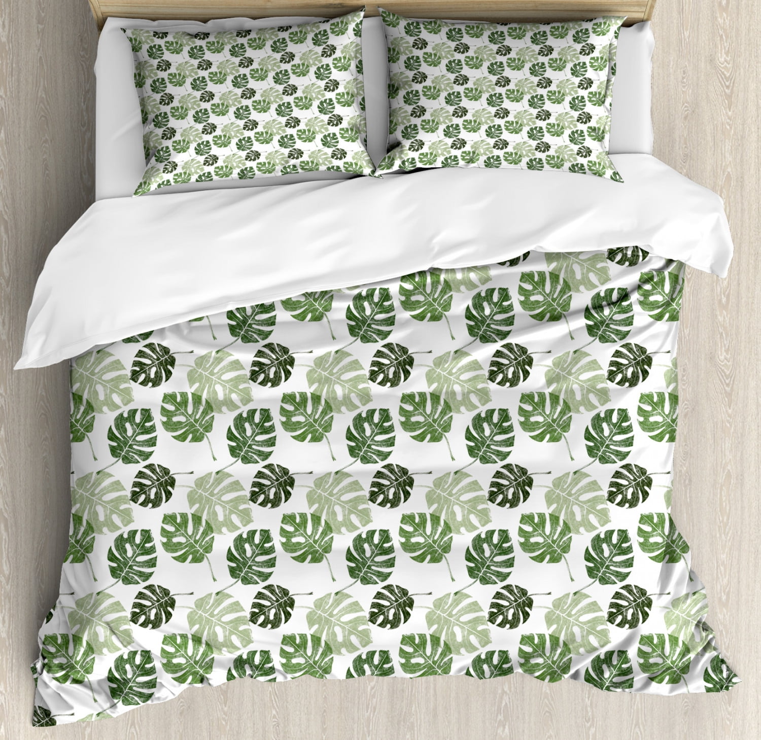 monstera duvet cover