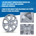 thumbnail image 2 of 4 Pack 14" Universal Wheel Rims Cover Hubcaps,Snap on Car Truck SUV,ABS+PC,Lacquer, 2 of 7