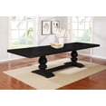 thumbnail image 2 of Phelps 123-inch Extension Leaf Dining Table Distressed Noir, 2 of 7
