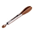 thumbnail image 2 of Pinzas de cocina, pinzas para alimentos, pinzas antideslizantes para parrilla de carne, pinzas para buffet de ensalada de acero inoxidable 12 pulgadas 38x4cm, 2 of 9