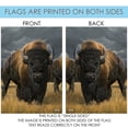 thumbnail image 5 of Toland Home Garden Where the Buffalo Roam Buffalo Flag Double Sided 28x40 Inch, 5 of 5
