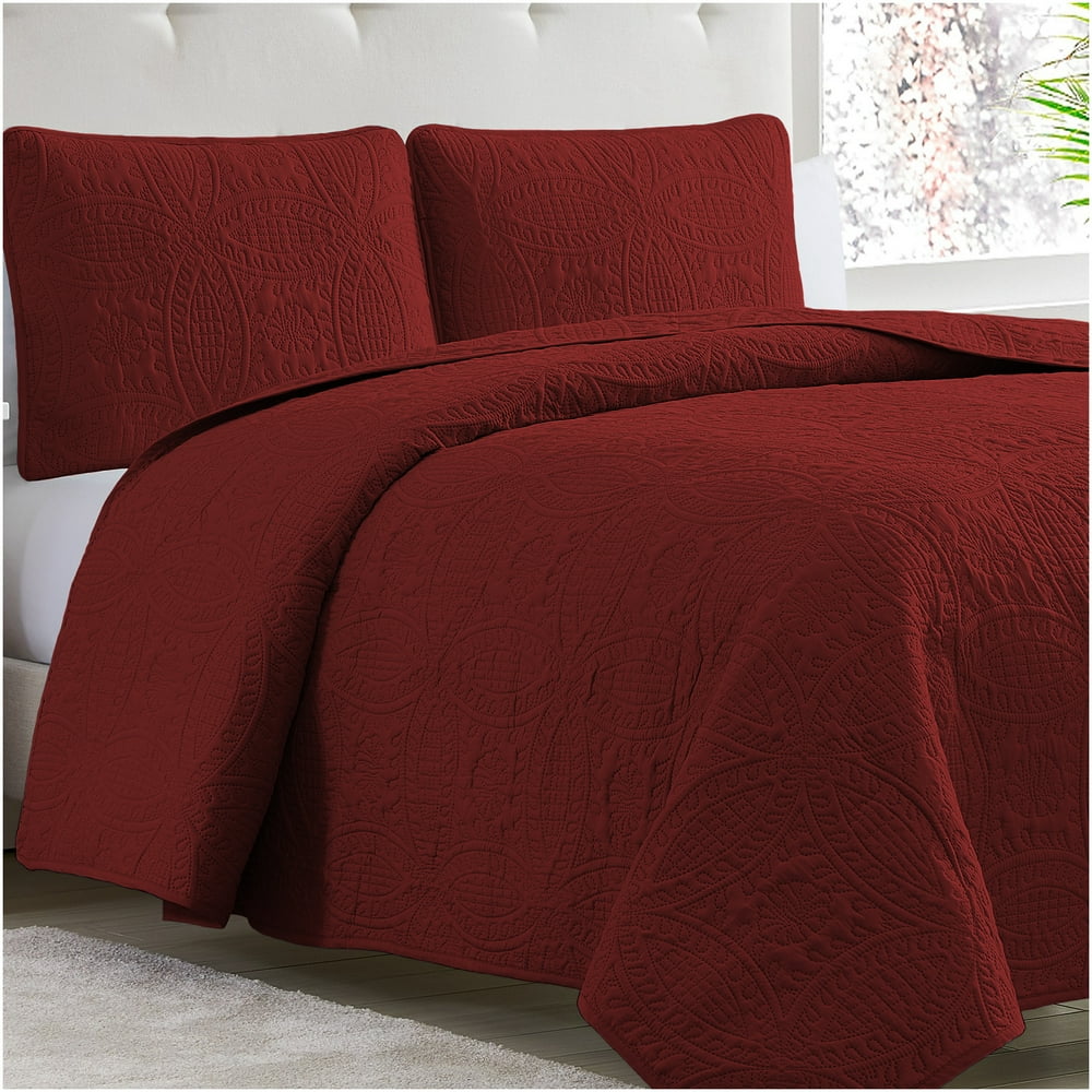 Mellanni Bedspread Coverlet Set, Comforter Bedding Cover, Oversized