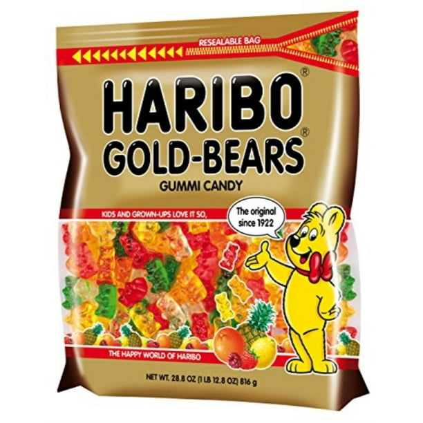 haribo gold-bears gummi candy (28.8 ounce resealable pouch) - Walmart.com - Walmart.com