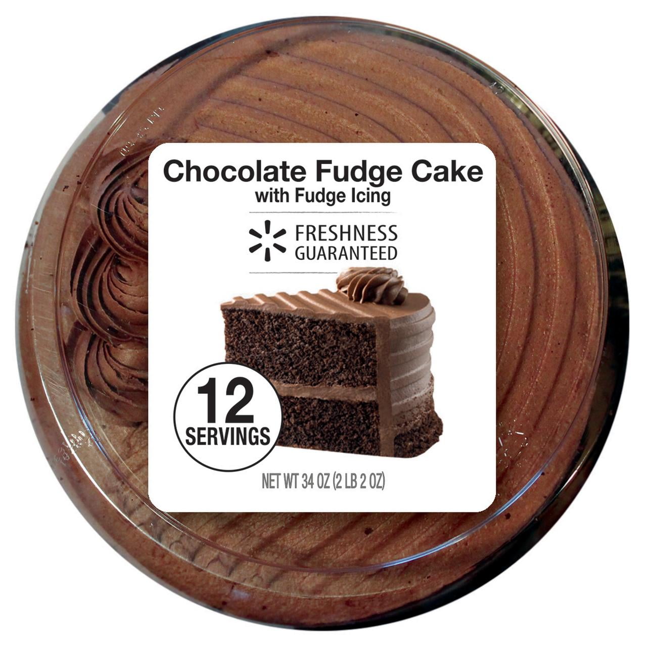 Freshness Guaranteed Chocolate Cake with Fudge Icing, 34oz, 7 inch