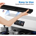 thumbnail image 6 of Magnetic Stove Top shelf, 30" Silicone Spice Rack Organizer Over the StoveTop, Anti-tipping Edges & Easy Installation, Oven Shelf for Kitchen Organization & Storage, 6 of 7