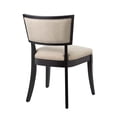 thumbnail image 4 of Modway Pristine Solid Wood and Fabric Dining Chairs in Beige (Set of 2), 4 of 7