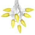 thumbnail image 1 of 25 Foot C9 LED Outdoor Lighting Patio Christmas String Light Set, Yellow, White Wire, 25 Bulbs, 1 of 5
