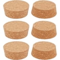 thumbnail image 1 of 6 Pcs Cork Stoppers for Bottles 5.35-6x2.05cm/2.11-2.36x0.81 Inch Tapered Cork Stoppers Replacement Corks Beverage Stoppers Wine Bottle Cork Lids for Wine Making Craft Beer Bottle, 1 of 7
