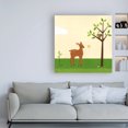 thumbnail image 3 of Trademark Fine Art 'Woodland Friends Deer I' Canvas Art by June Erica Vess, 3 of 3