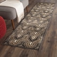 thumbnail image 3 of SAFAVIEH Paradise Edwyna Geometric Tessellation Area Rug, Soft Anthracite/Cream, 5'3" x 7'6", 3 of 8