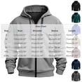 thumbnail image 5 of Trikvn Men's Full Zip Hoodies Sweatshirts Long Sleeve Casual Athletic Jackets with Arm Zipper Pockets Outdoor Hiking Workout Activewear Winter Coats Relaxed Fit Outerwear, 5 of 5