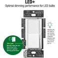 Lutron Diva LED+ Dimmer Switch for Dimmable LED, Halogen and