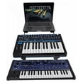 thumbnail image 5 of Rockville Dual Shelf Laptop+Controller Stand for Arturia KeyStep Keyboard, 5 of 11