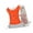 Orange, variant on hengtong Men Running Vest Reflective Gear Outdoor for Hiking Trail Jogging Grey