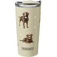 thumbnail image 2 of Chocolate Labrador 16 Oz. Stainless Steel, Vacuum Insulated Tumbler with Spill Proof Lid - 3D Print - Insulated Travel mug for Hot or Cold Drinks (Labrador Chocolate Tumbler), 2 of 4