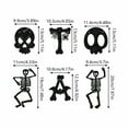 thumbnail image 3 of Halloween Decor - Household Pendant - Halloween Pull Flag - Halloween Banner Set Trick Or Burlap Banner Hanging Halloween Bskeleton Banner Bunting Garland Halloween Party Decorations Supplies, 3 of 7