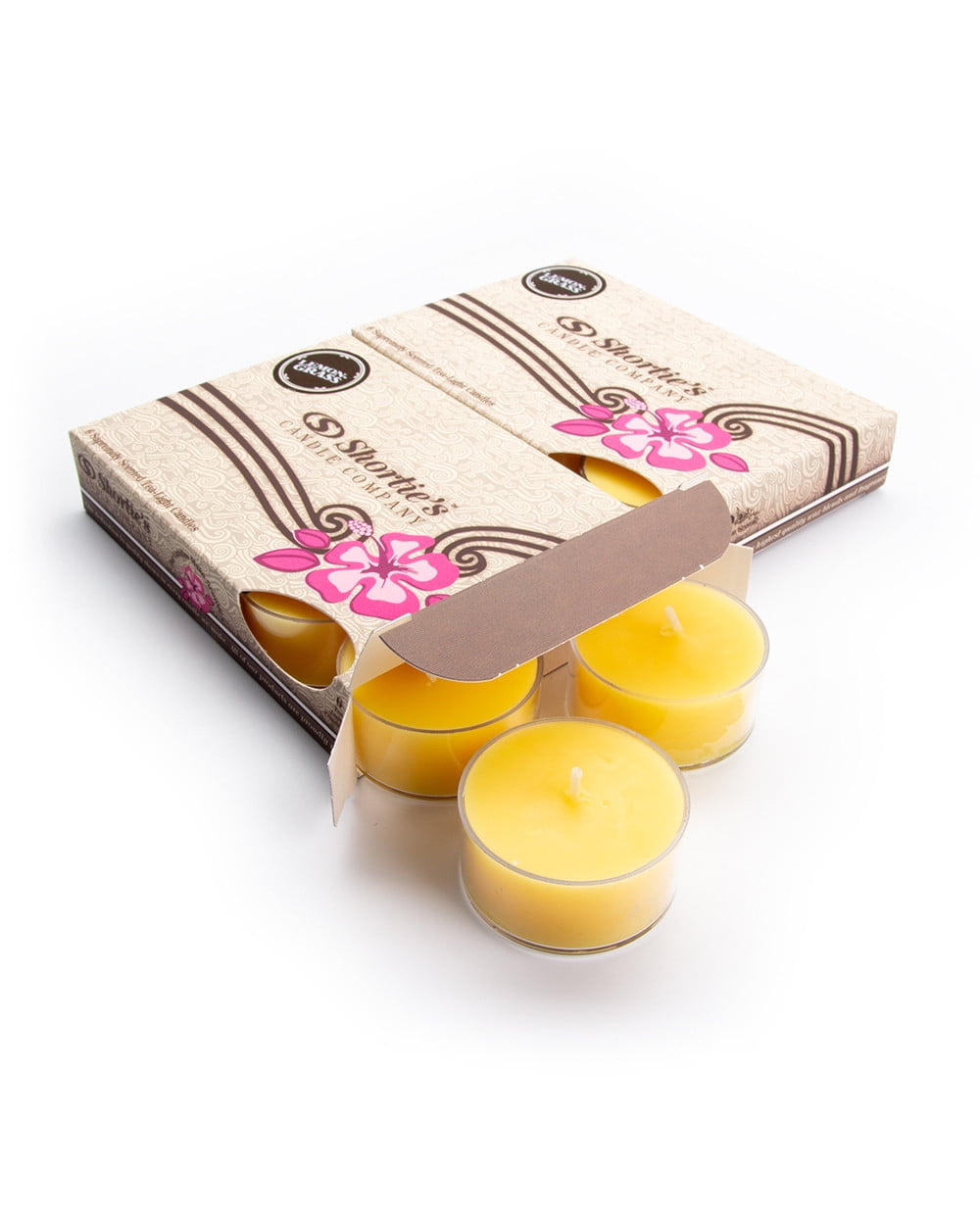 Lemongrass Tealight Candles Multi Pack (12 Yellow Highly Scented Tea