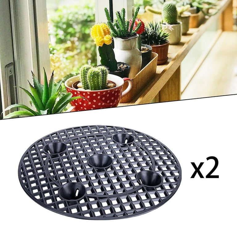 Heavy Duty Plant Level Pot Elevator Pots 12 inch for Potted Plant 2pcs  30x30x2cm