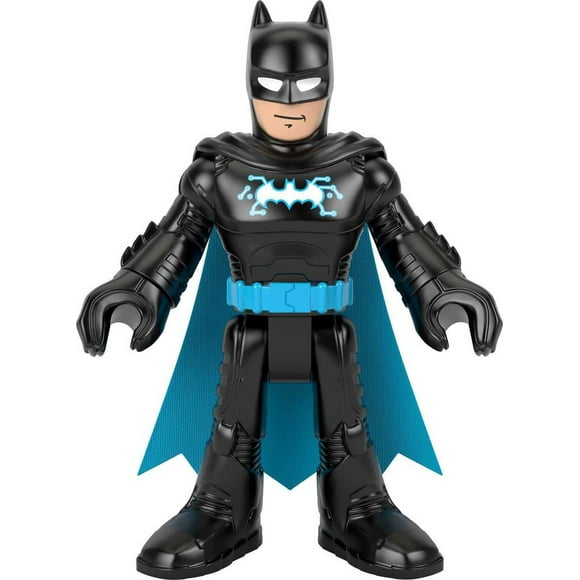 Imaginext DC Super Friends Batman XL 10-Inch Poseable Figure, Bat-Tech Blue