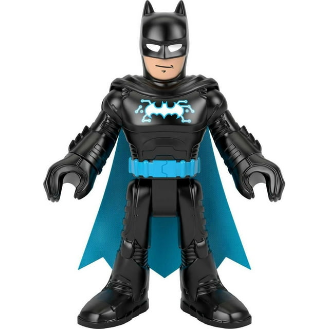 Figurines grand format Batman XL – Bat Tech Blue DC Super Friends Imaginext de Fisher-Price