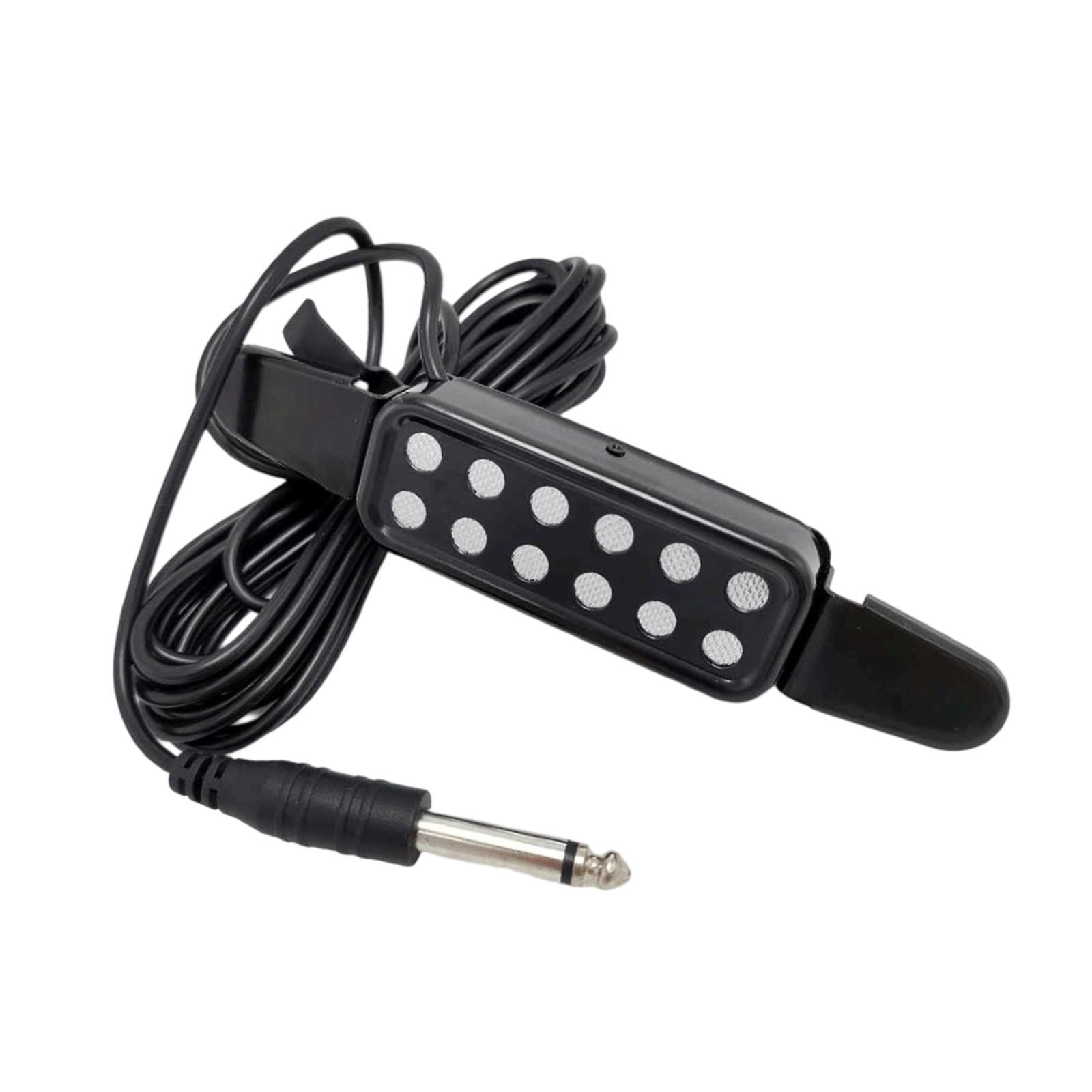 Soundhole Guitar Pickup Electric Transducer Durable Metal for Player Amplifying on Stage Acoustic Guitar