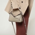 thumbnail image 1 of Bolso estilo puzle geométrico, minibolso tipo almohada, clásico, para mano, hombro, bandolera, para mujer, 1 of 5