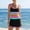 A1 Black, variant on Bikini Sets for Women Tummy Control Swimsuits 3 Piece Set High Waisted Full Coverage Bathing Suits Color Block Swimwear with Skirt 2026 Women's Tankini Swimsuits Modest Swim Skirt Black L