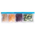 thumbnail image 7 of Tnobhg 4Pcs Food Storage Bag Food-Grade PEVA Reusable Clear Leakproof Dishwasher Safe Refrigerator Fruit Vegetable Container Bag Kitchen Supplies, 7 of 7