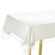 thumbnail image 1 of Uxcell 60 x 102 pulgadas mantel de plástico transparente, protector de mesa rectangular vinílico a prueba de agua y aceite con bordes cosidos, mantel para cenas, fiestas y vacaciones, 1 of 6