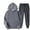 Dark Gray, variant on Aofany Womens Casual 2PCS Outfits Unisex Sweatpants Tracksuits Full Length Sleeve Pullover Hoodies Sweatshirt and Sweatpants Fall Winter Suit