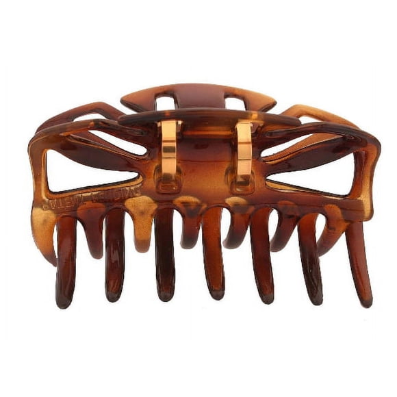 Pinza PARA EL CABELLO Caravan CONCHA de TORTUGA RESORTES dorados