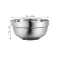 thumbnail image 4 of FUTUREORYY 6pcs Insulated Soup Bowls Double Layer Stainless Steel Dinnerware Rice Bowls With For Family Use, 4 of 5