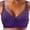 Purple, variant on Gyexs Middle and Senior Women Full Support Comfort Wirefree Bra Soft Wireless Underwear Sports Bras for Women, Beige, Size 40
