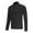 1Black, variant on PuLe Mens Henley Men's Lightweight Breathable And Sport Train Solid Color Zipper Long Sleeve Stand Collar Shirt