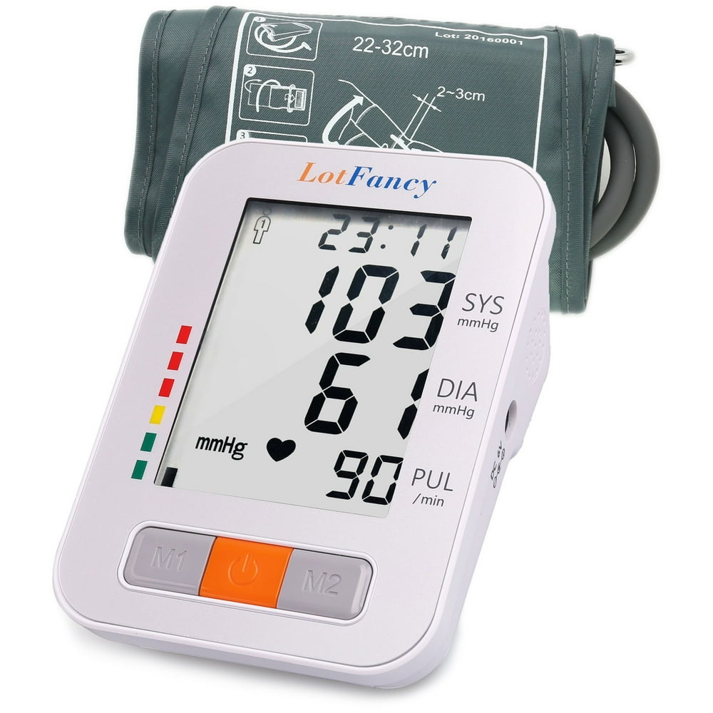 Blood Pressure Monitor, LotFancy Digital Sphygmomanometer, 180Readings